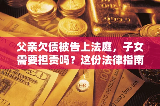 武汉父亲欠债被告上法庭，子女需要担责吗？这份法律指南必须看完
