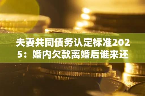 武汉夫妻共同债务认定标准2025:婚内欠款离婚后谁来还? 武汉夫妻共同债务认定标准2025:婚内欠款离婚后谁来还?