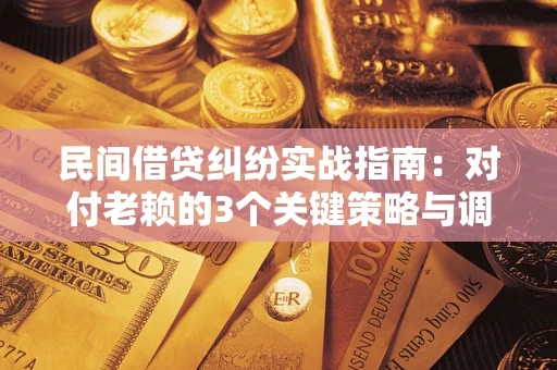 武汉民间借贷纠纷实战指南：对付老赖的3个关键策略与调解盲区解析