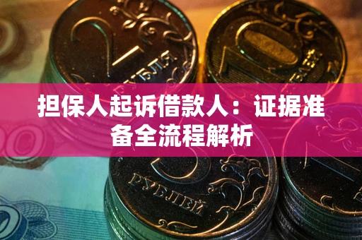 武汉担保人起诉借款人：证据准备全流程解析